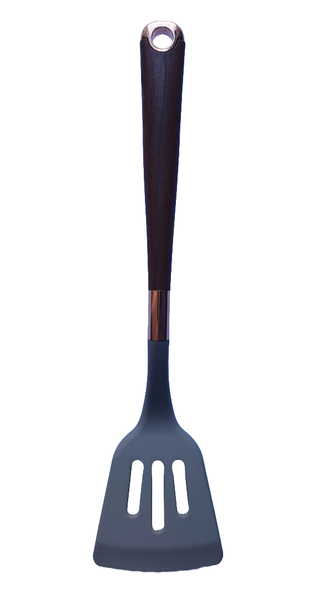 Grey Silicone Slotted Spatula