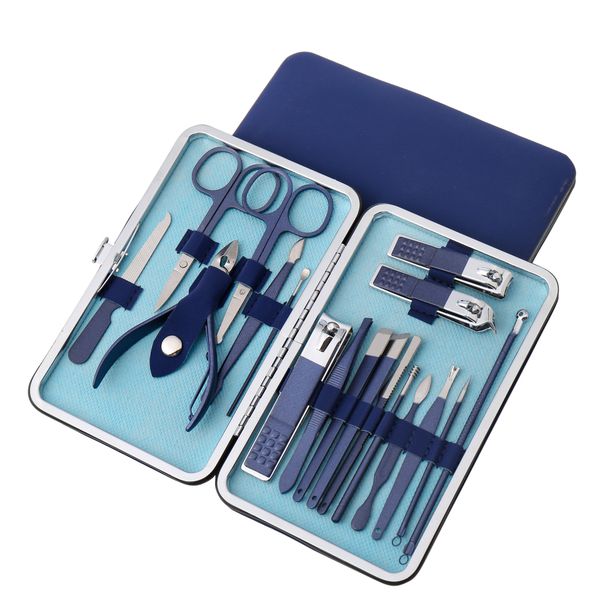 Nail clipper set, stainless steel manicure pliers, pedicure knife