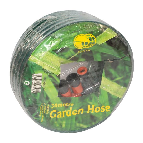 Garden Hose 20Mmx30M With Fittings - 3 Pack