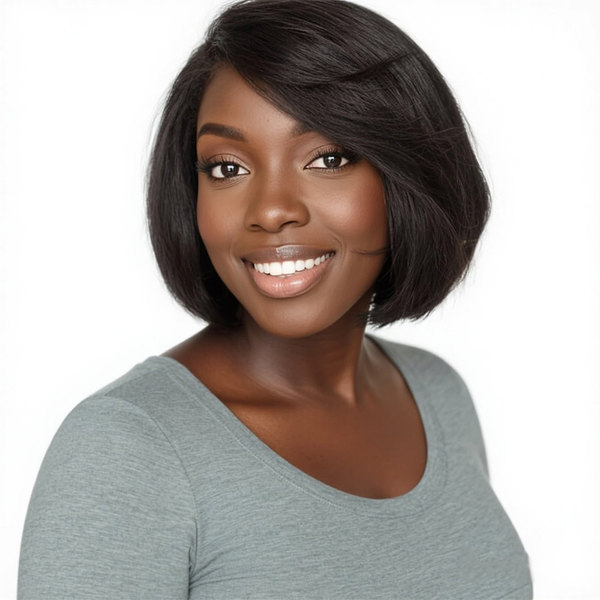 Short Pixie Cut Human Hair Wig|6 Inch Brazilian Full Frontal Lace Wig