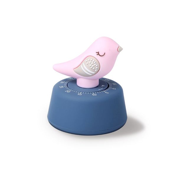 Cute Bird Mechanical Timer, 60-Minute Kitchen Study Timer