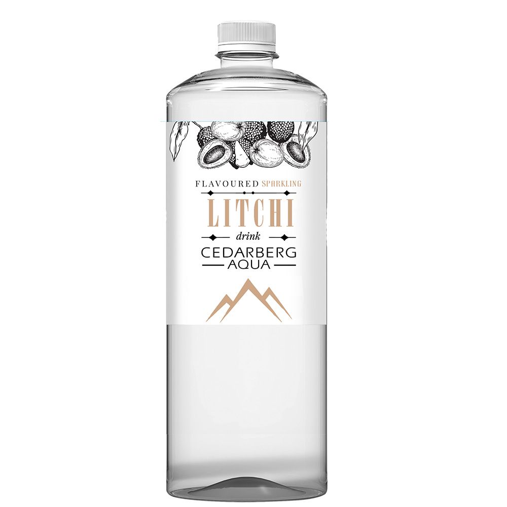 12 x 1l Cedarberg Aqua Litchi Sparkling Water Shop Today. Get it