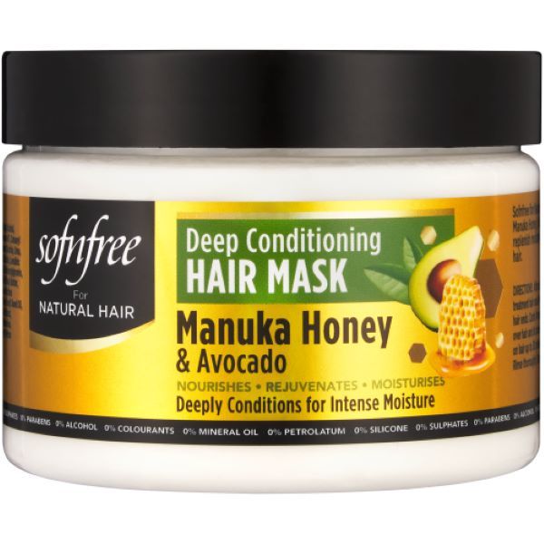 Sofn'free Deep Conditioning Hair Mask With Manuka Honey &amp; Avocado