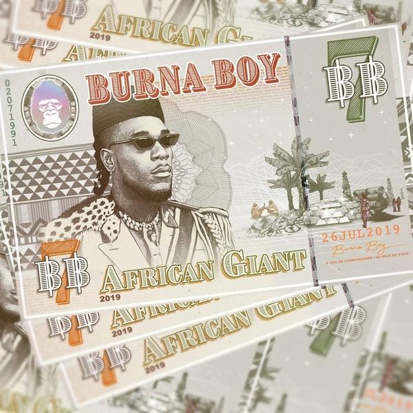 Burna Boy - African Giant Vinyl 2LP Album Gatefold - Afrobeat Music Record
