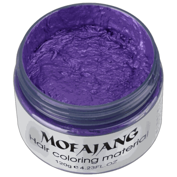 Natural Hair Coloring Wax Purple 120G image