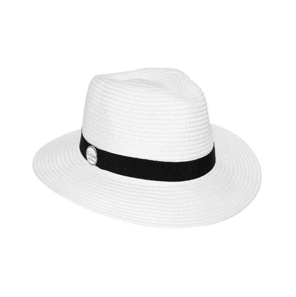 Evoke Reef Pana-Mate UPF50+ Golf Hat - White