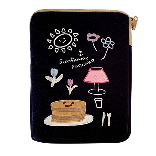 Laptop Sleeve Cute Shockproof Portable 13in Tablet Sleeve Dark Blue