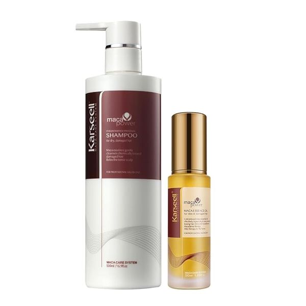 Karseell Argan Oil Shampoo &amp; 50ml Oil Serum Set
