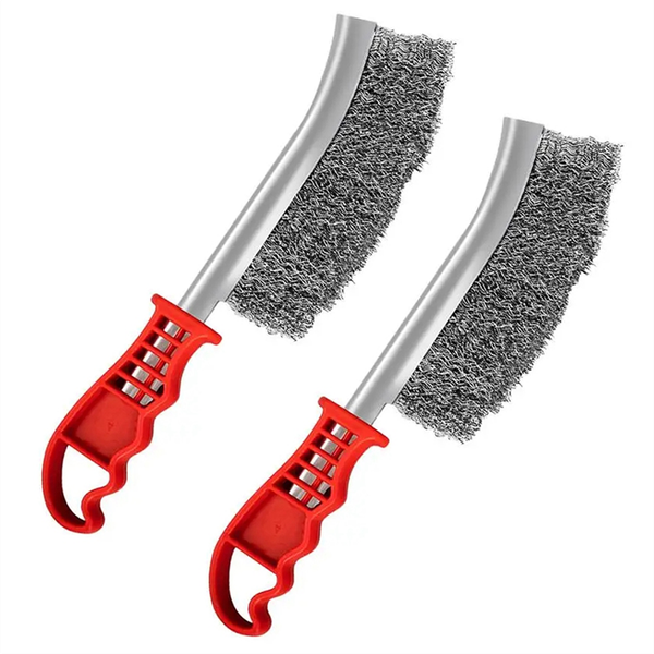 Stainless Steel Wire Brush, Metal Rust Removal, Decontamination and Polishi