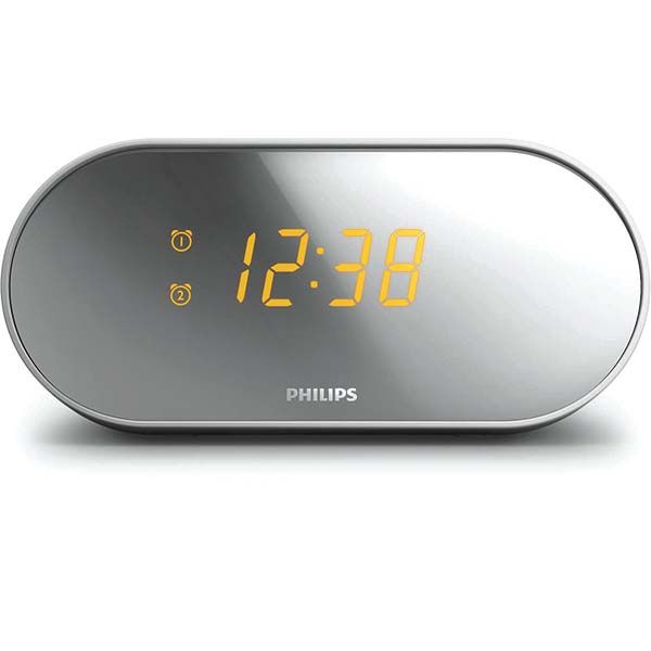 Philips AJ2000/12 Mirror Type FM Clock Radio
