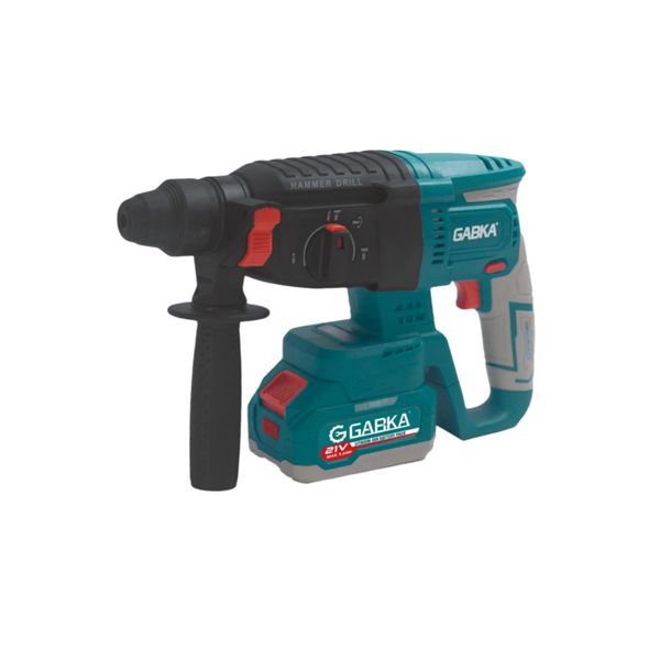 GABKA GA-88126 21V Cordless Lithium Rotary Hammer Drill - Dual Battery Set
