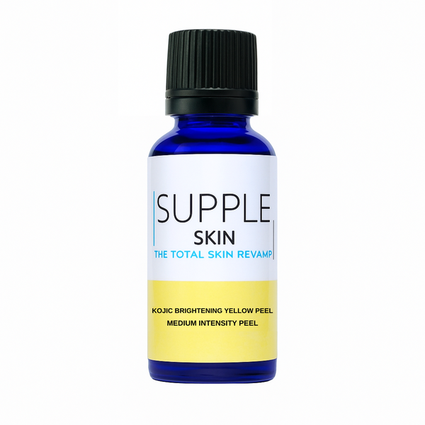 Kojic acid yellow peel for bright glowing skin
