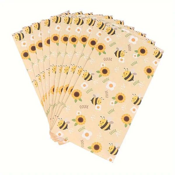 Bumble Bee Paper Loot Party Packs - 24cm x 13cm (12 Piece)
