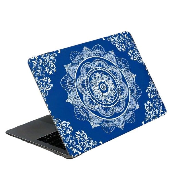 Abstract Pattern Protective Case For Macbook M1 - Blue