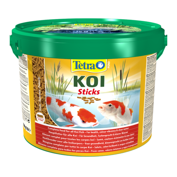 Tetra Pond KOI Sticks Fish Food Bucket (15000g/10L)