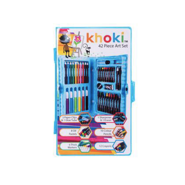 Khoki Stationary- 42 Piece Art Set Small