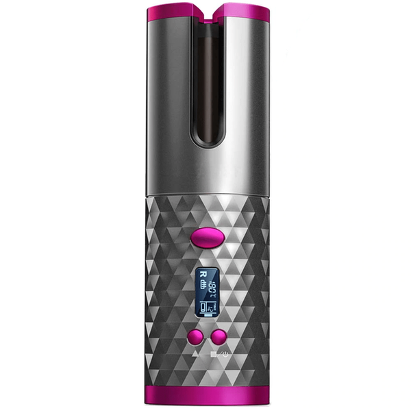 Automatic Hair Curler, Cordless Curler with 6 Adjustable Settings