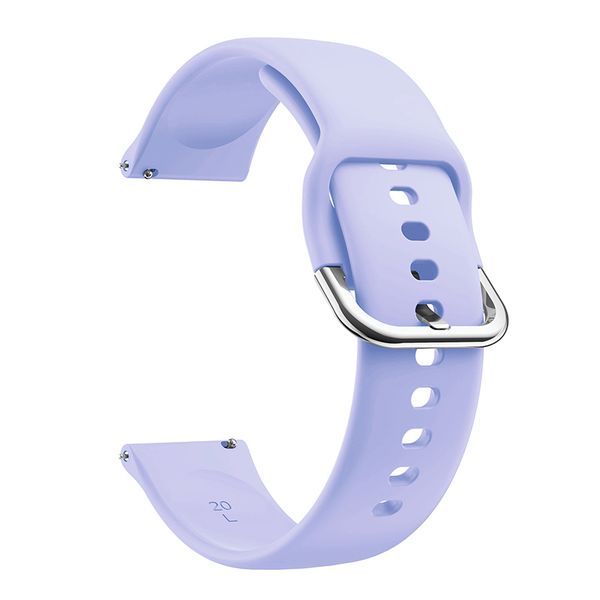 Sports Watch Strap Compatible with 20mm Samsung / Huawei / Garmin-Lilac