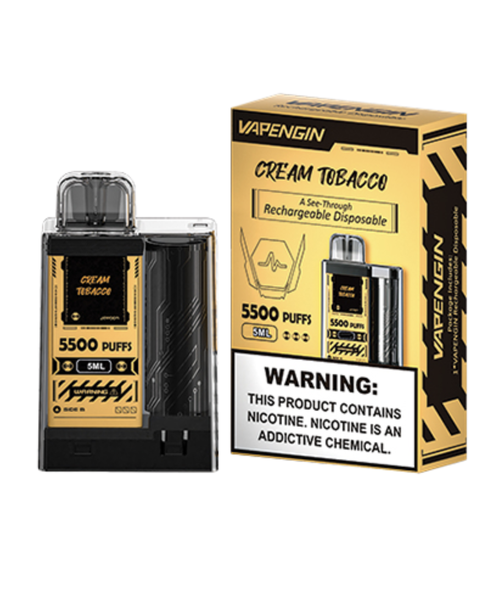 Vapengin 5500 Puff Disposable Flavour Cream Tobacco