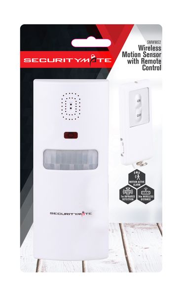Securitymate Wireless Motion Sensor With Remote Control