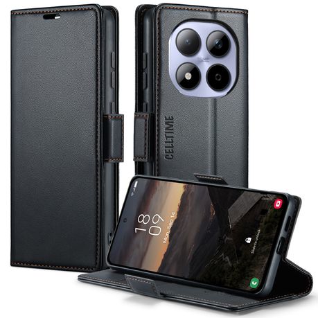 Retro Flip Case Compatible with Redmi Note 15 4G Leather Wallet Cover Image