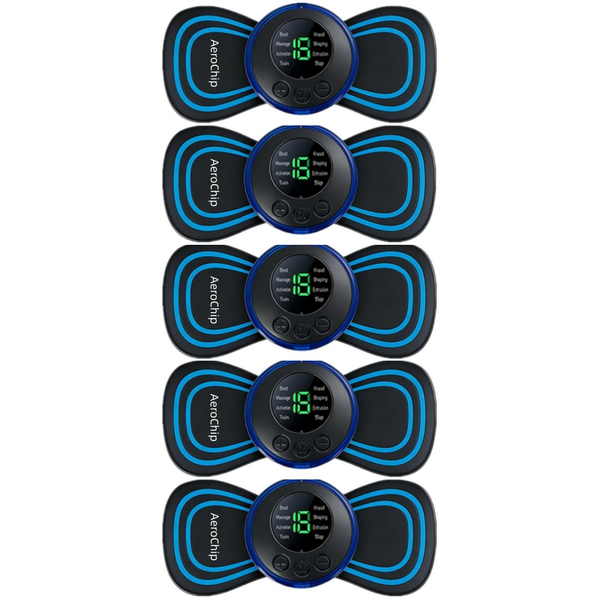 5 Set Mini Massager, Rechargeable Intelligent EMS Massage Patch