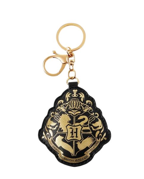 Hogwarts Crest Keyring - Gold Finish Harry Potter Collectible Accessory