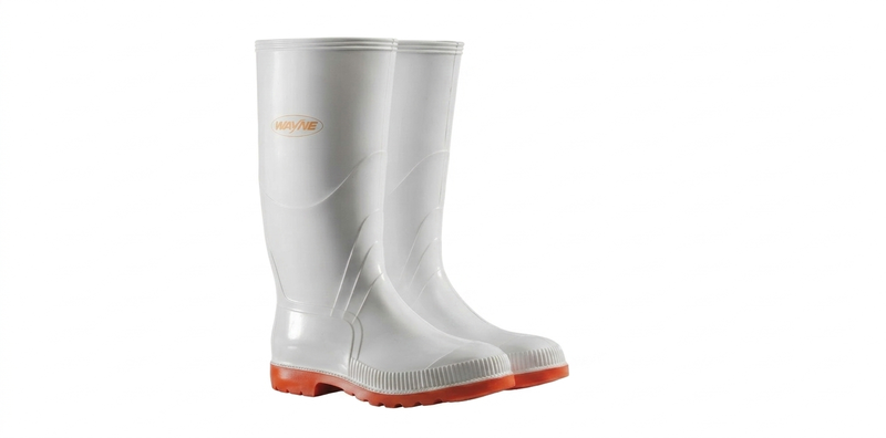Wayne Kneelength Men's Soft Toe Gumboots with Red Sole | Men's Footwear