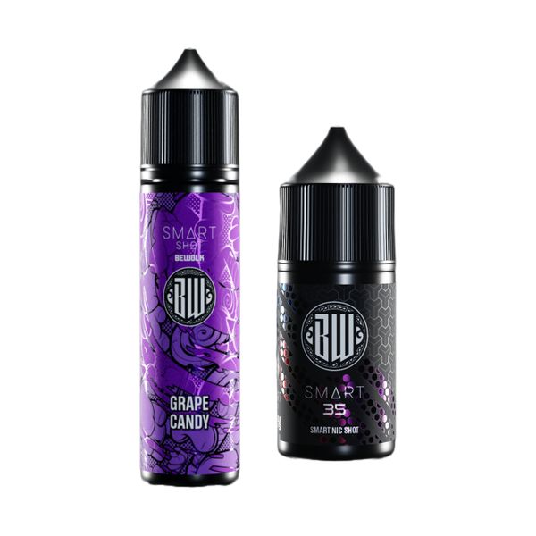 Bewolk SMART Shot 35MG - Grape Candy (60ml Combo)
