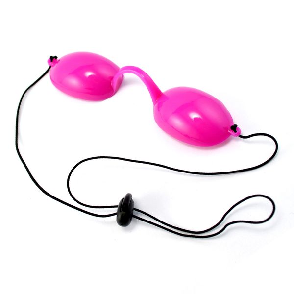 Protective Eye Goggles for LED Light Therapy (Pink)
