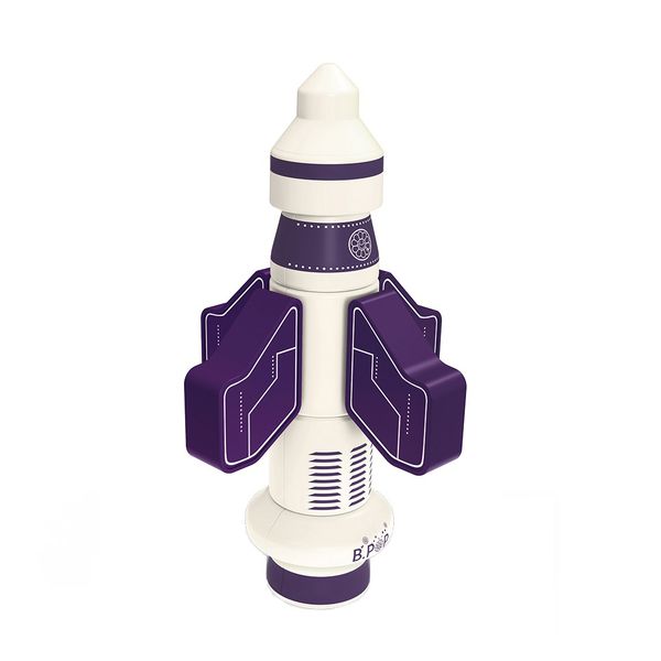 Kids Educational Stem Magnetic Blocks Rocketship Toy Set
