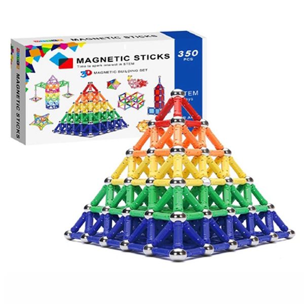 350Pcs 27mm Magnet Bars Educational, Creativity Toys for Childrens (B4852)