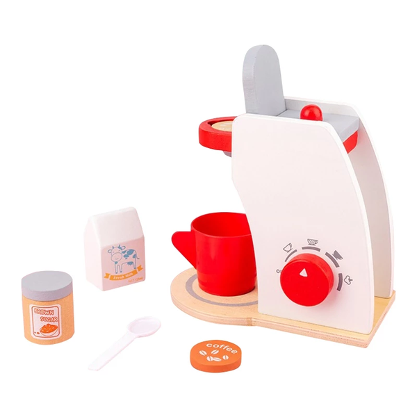 Wooden Coffee Machine Toys