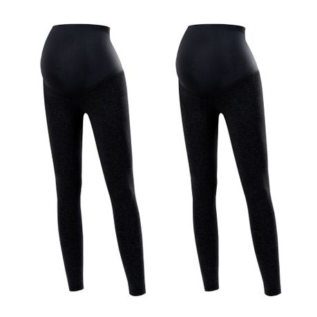 Maternity Black Leggings 2 Pack, Women