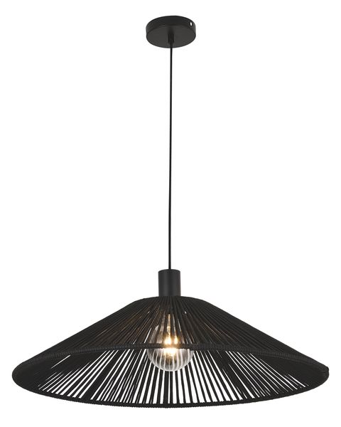 Bright Star PEN947 Black or PEN948 Natural Rope Pendant Light