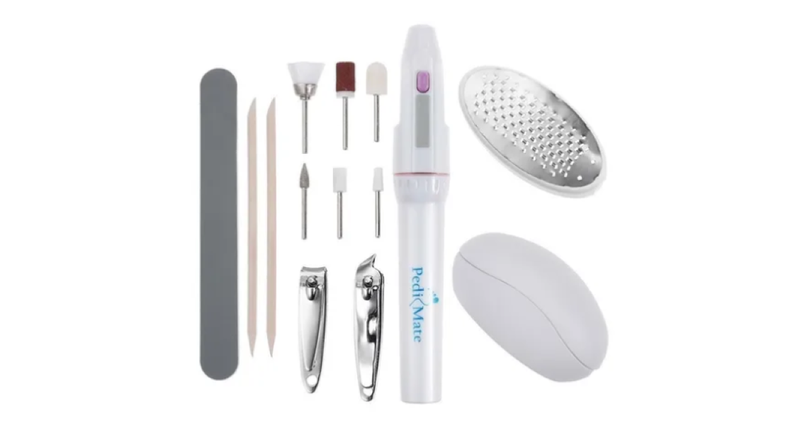 Pedi Mate Nail Set With 12 Accessories