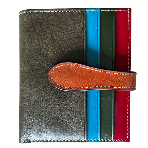 Men’s Compact Leather wallet Card Holder Bi fold Style