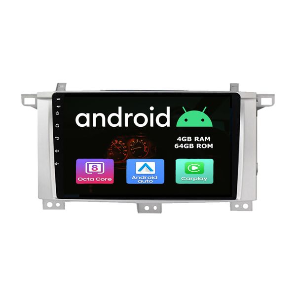 Android 9 Inch Navigation Radio - Carplay for Toyota Land Cruiser 100 2003 - 07