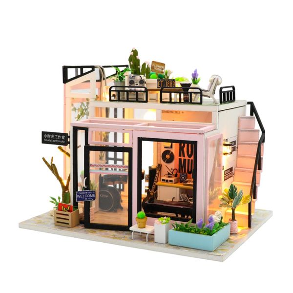 Pocohouze Music Studio DIY Miniature House Kit