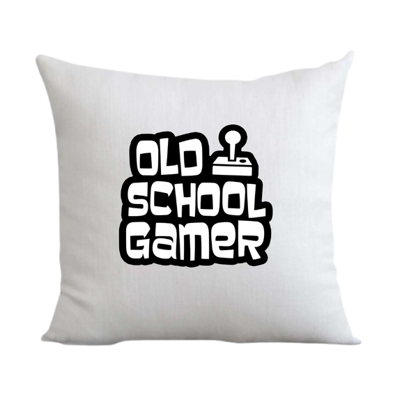 Old School Gamer Gaming Gift V1 Throw Pillow