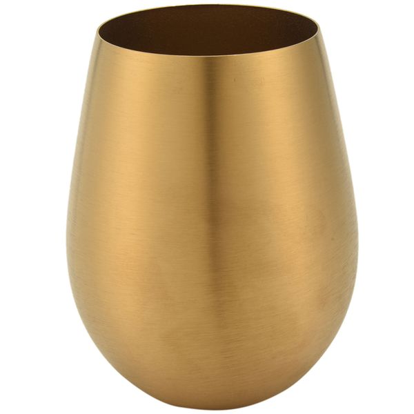 500Ml Beer Wine Cup Beer Cocktail Juice Milk Cup Metal Gold