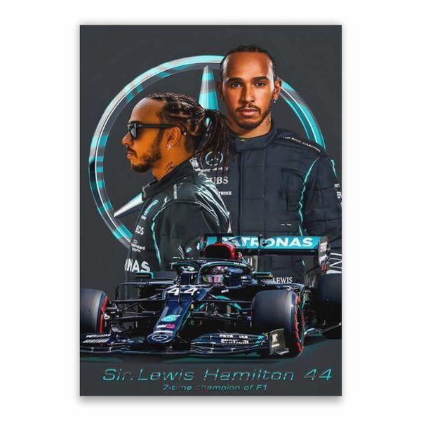 Sir Lewis Hamilton 44 Poster - A1