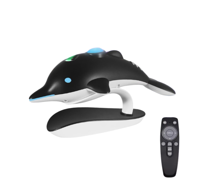 Dolphin Galaxy Ceiling Star Projector for Bedroom, Children's Room Decor