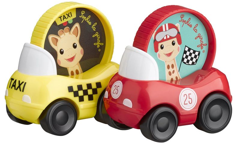 Sophie la girafe Set of 2 cars