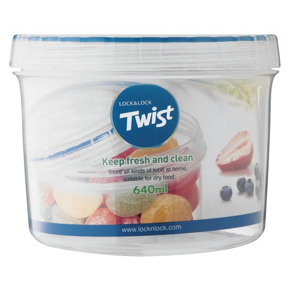 LocknLock - Round Twist Container - 640ml