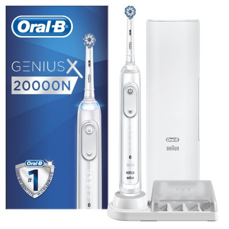 white oral b electric toothbrush