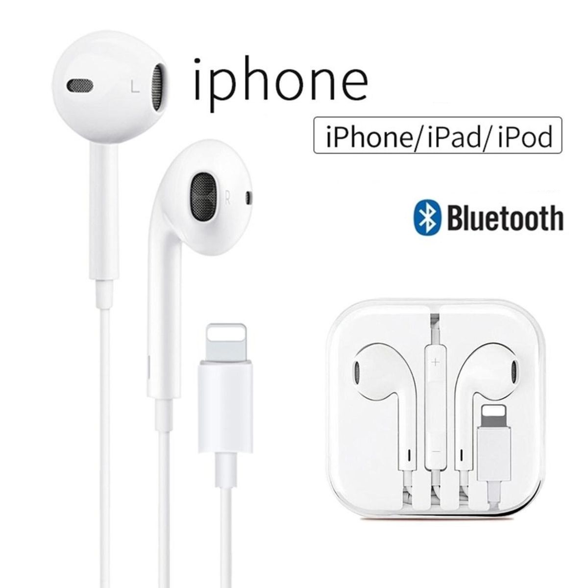 IPhone Earphone IPhone Bluetooth Wired Headset In Earphones Shop 