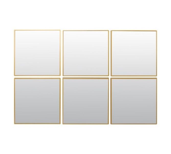 6 Piece Melbourne Mirror - Gold