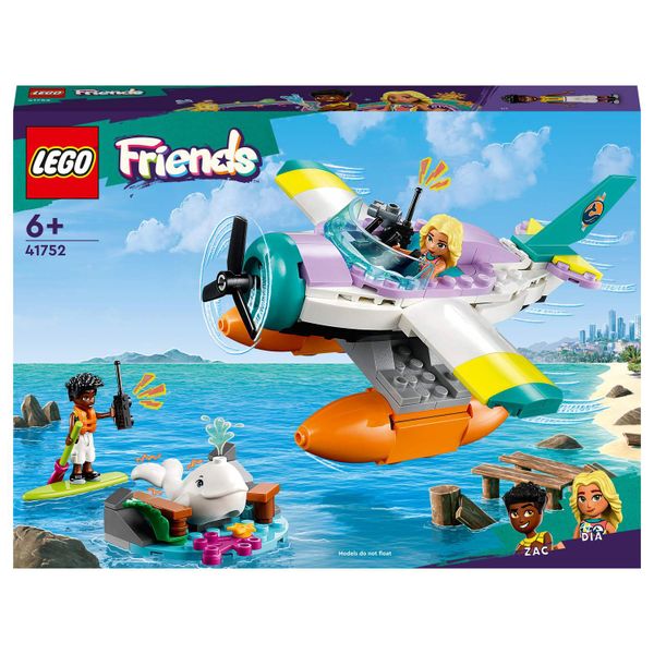 LEGO® Friends Sea Rescue Plane 41752 Building Toy Set (203 Pieces)
