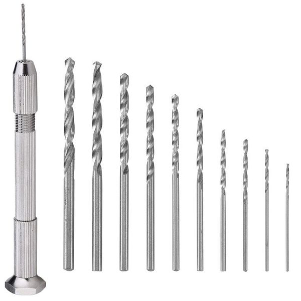 Home DIY Multifunctional Micro Hand Drill (9cm) And Extra Twist Drill Bits
